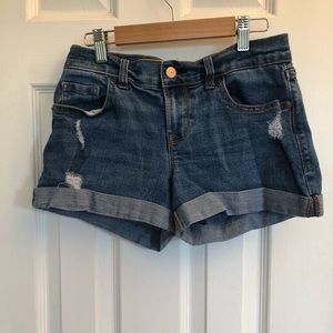 Denim shorts